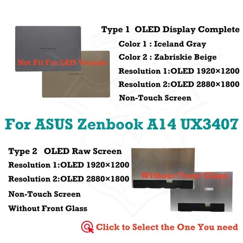 Asus zenbook a14 ux3407 - a14,
